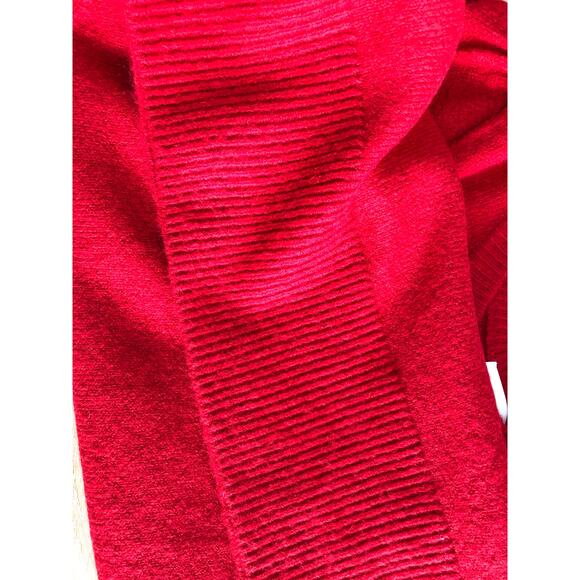 CeCe Crew Neck Sweater Women's 3X Rhinestone Bow Red NEW - Picture 8 of 9